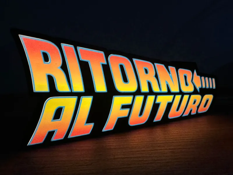 LAMPADA RITORNO AL FUTURO