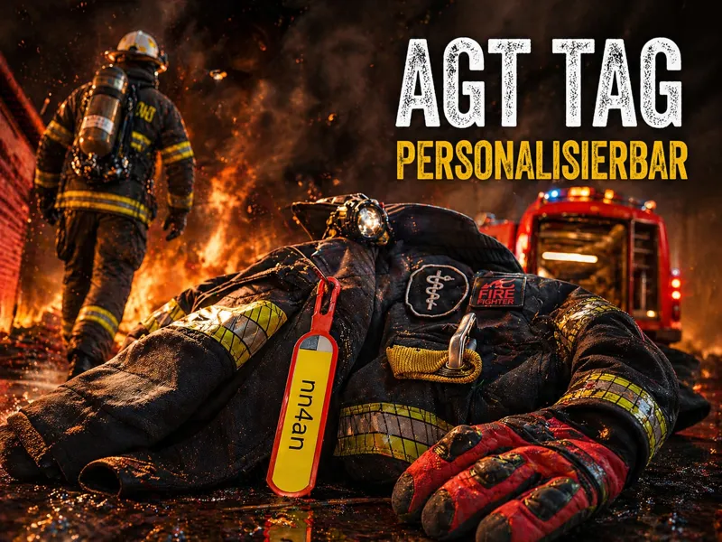 AGT Tag – personalisierbarer Atemschutz Anhänger