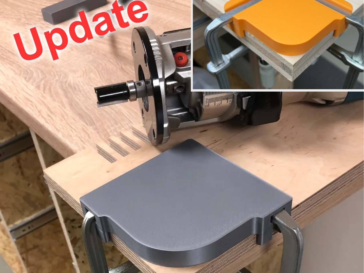 Router Jig Trimming Radius 