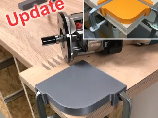 Router Jig Trimming Radius
