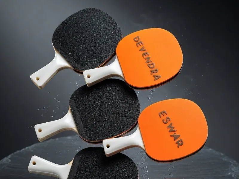 Mini Table Tennis Keychain