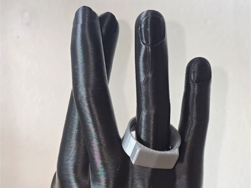 Modern Minimalist Signet Ring - 3D Printable STL