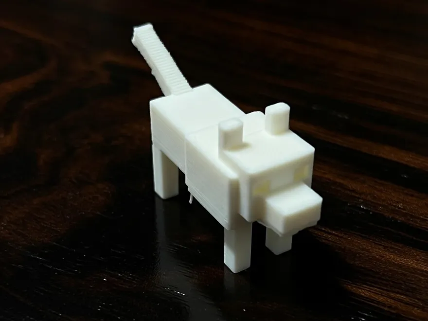 MINECRAFT WOLF - Free 3D Print Model - MakerWorld