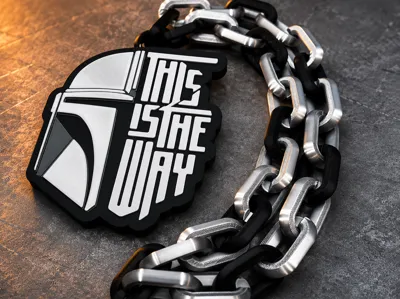 Mandalorian Helmet Hype Chain
