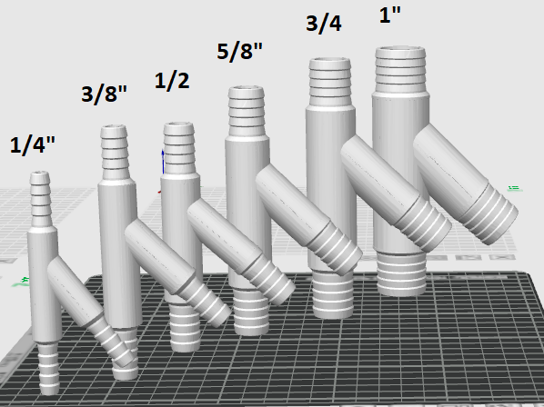 BarbUnion/Hose Splice joint fitting spliterAllSize