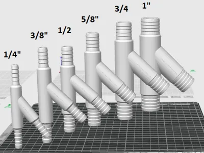 BarbUnion/Hose Splice joint fitting spliterAllSize
