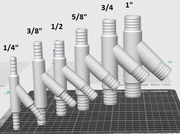 BarbUnion/Hose Splice joint fitting spliterAllSize
