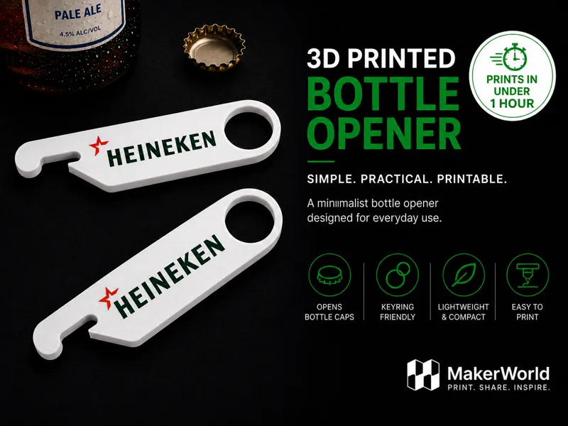 Heineken Design Bottle Opener