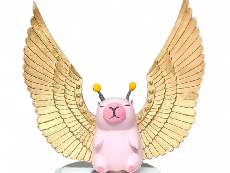 Angel fairy capybara