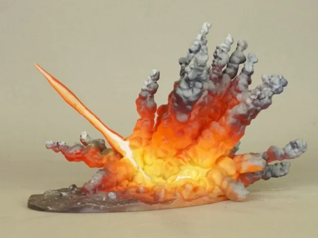 Impact explosion for Diorama