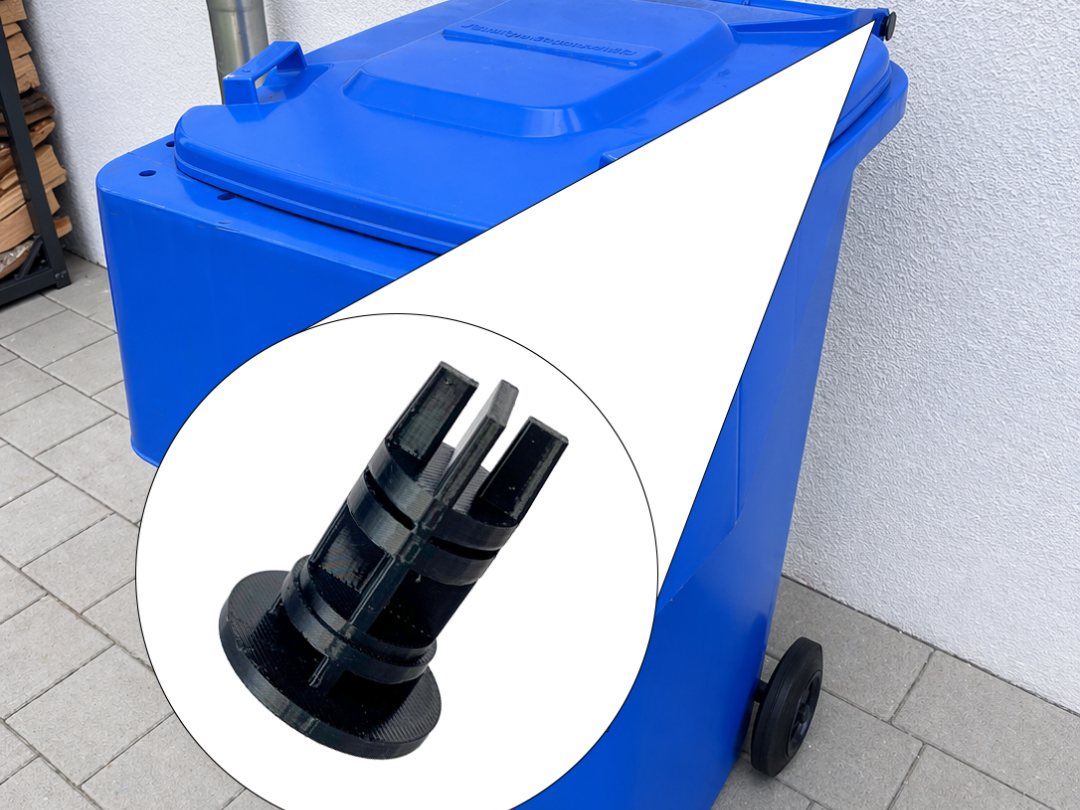 Hinge Pin for Blue Recycling Bin Replacement Part