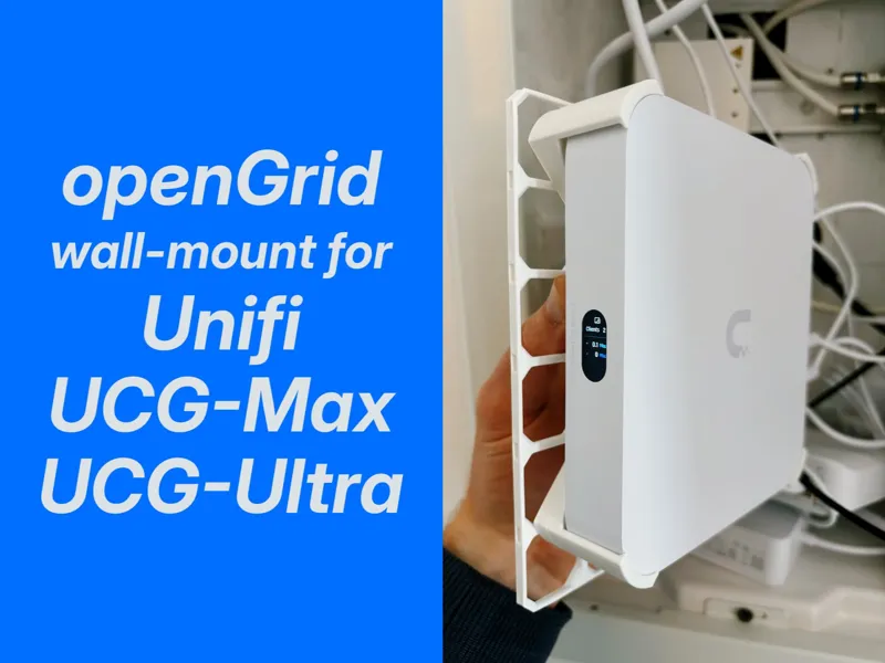 UniFi UCG-Max / Ultra openGrid mount (+PA)