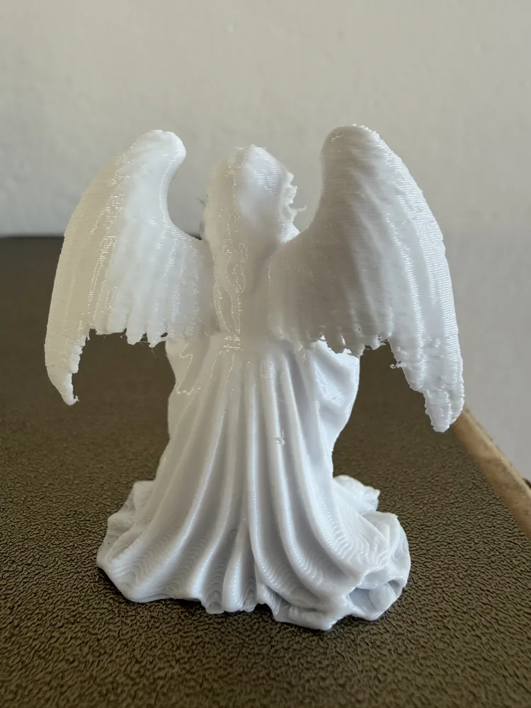 Sitting Angel statue - Free 3D Print Model - MakerWorld