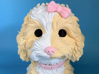 Puppy statue