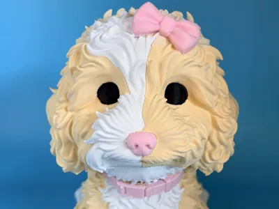 Puppy statue