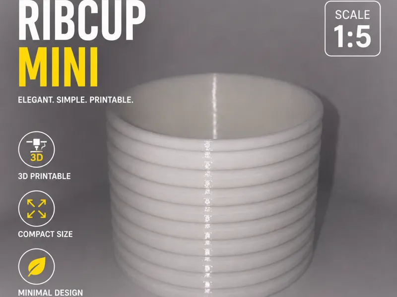RibCup – Minimalist Ribbed Container