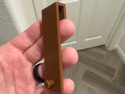 "Fake nail" on a hook