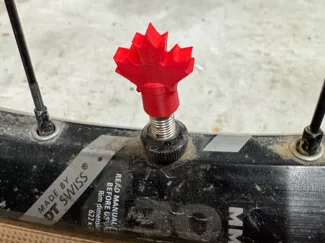 Maple Leaf Presta valve cap