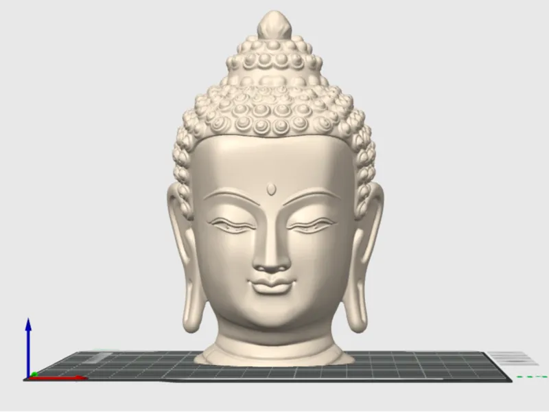 Holy Buddha Head - statue