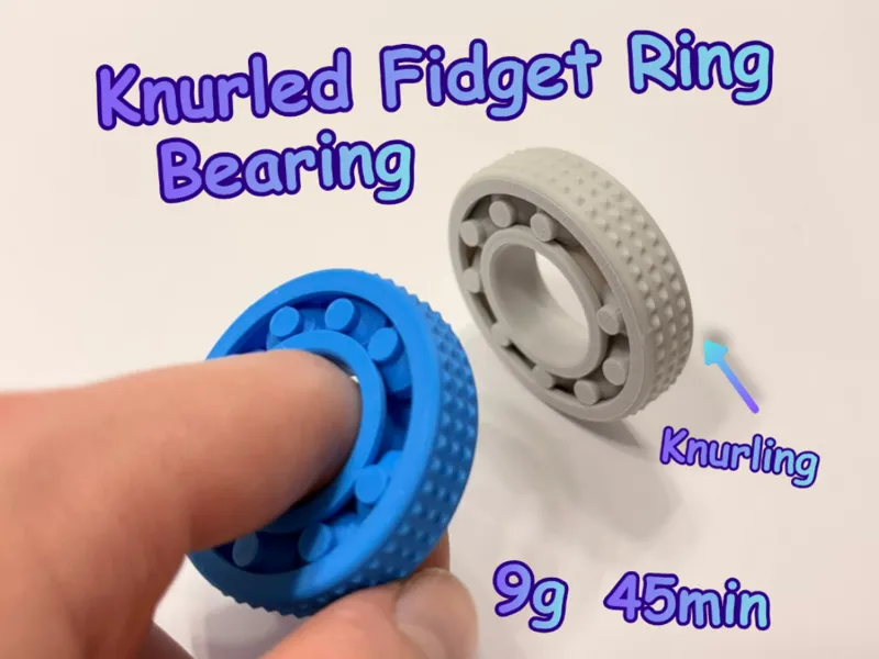 Knurled Fidget Ring Bearing V2