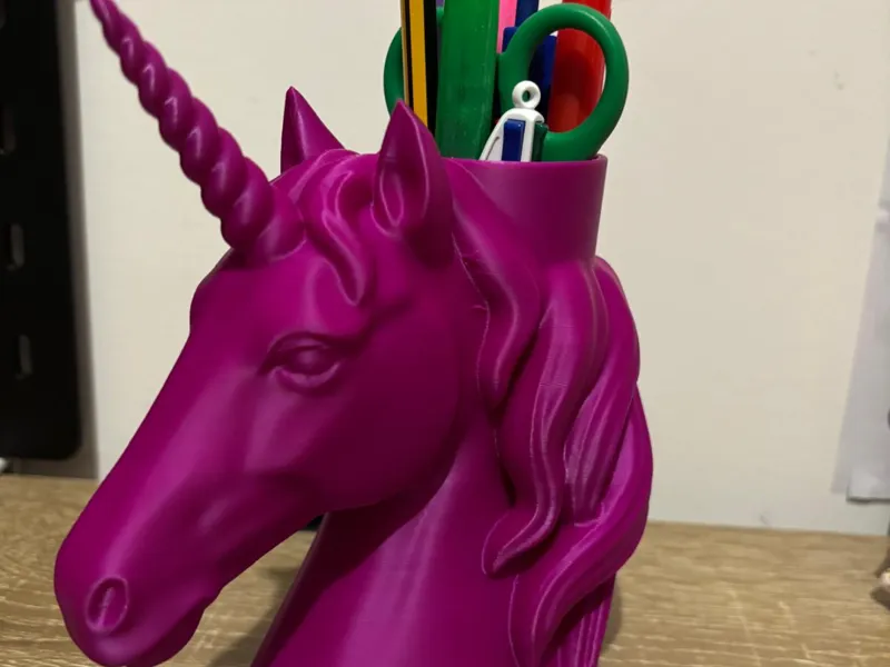 portapenne unicorno