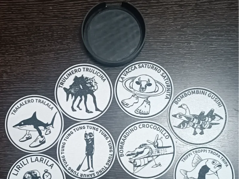 Colección Posavasos Italian Brainrot Animals