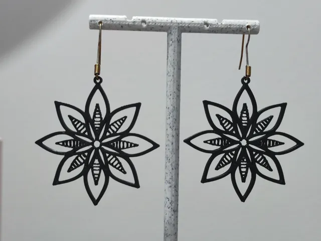 Aretes Loto de Medianoche