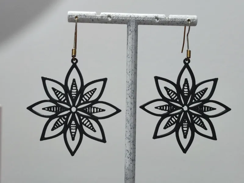 Aretes Loto de Medianoche