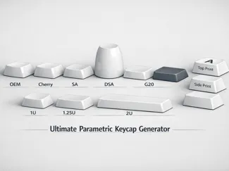 Param Keycaps Generator- Multi Profiles & Lengths