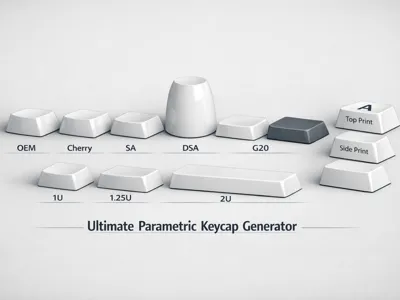 Param Keycaps Generator- Multi Profiles & Lengths