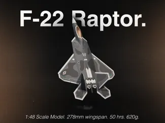 F-22 Raptor 1:48 Scale Model