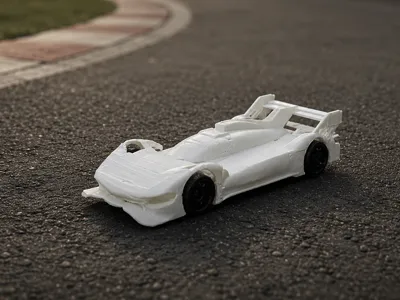 Ferrari 499p LeMans Car