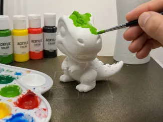 Paint Your Own Cute Baby Dino!