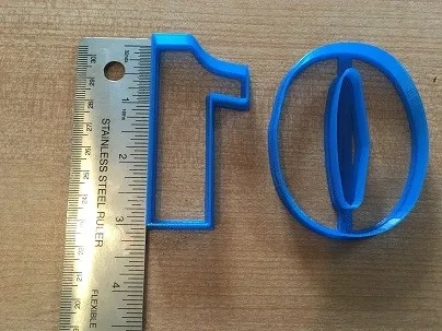 Chiffres 0 à 9 pour pâtissiers (7,5 cm)