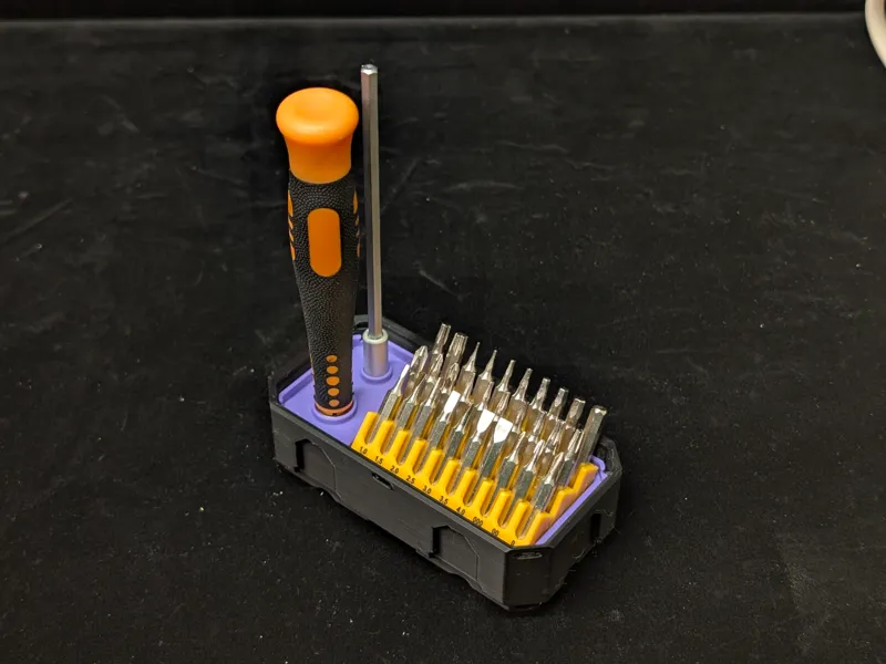 Multibin Insert for Precision Screwdriver