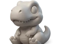 T-Rex chibi assis — photo 1