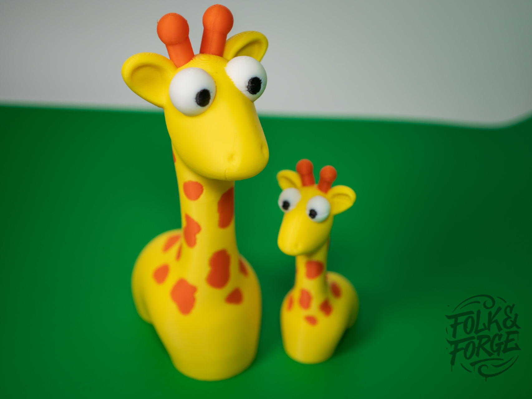 Big Eyed Tall Giraffe Figurine