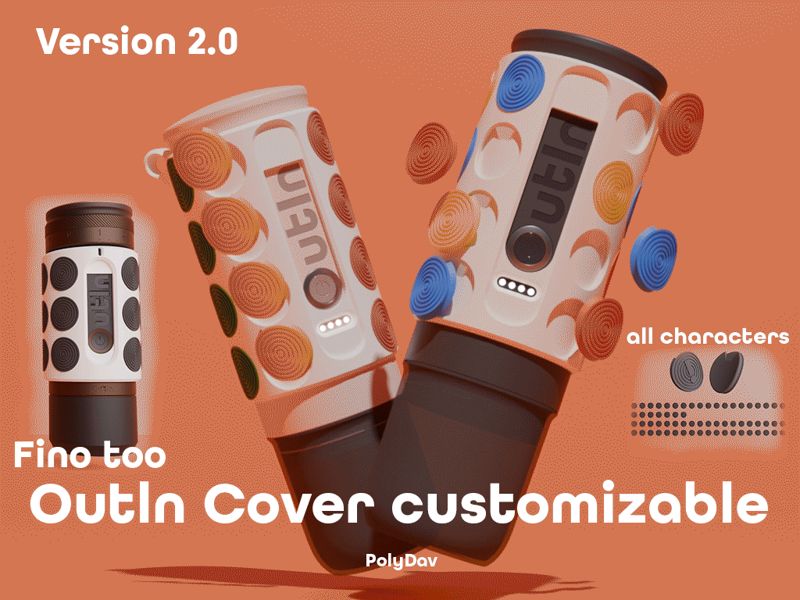 Button Cover|Outin Nano+Fino|All characters Ver2.0