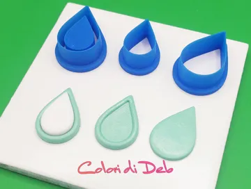Accesorio de taller: Cutter per pasta polimerica cabochon goccia — vista de referencia 3
