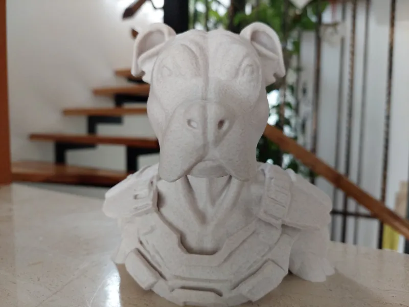 Pitbull Mercenary Trooper – 3D Printed Bust
