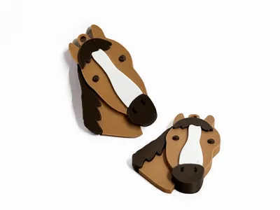 Cute Horse Keychian 