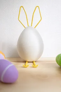 egg for ears and legs