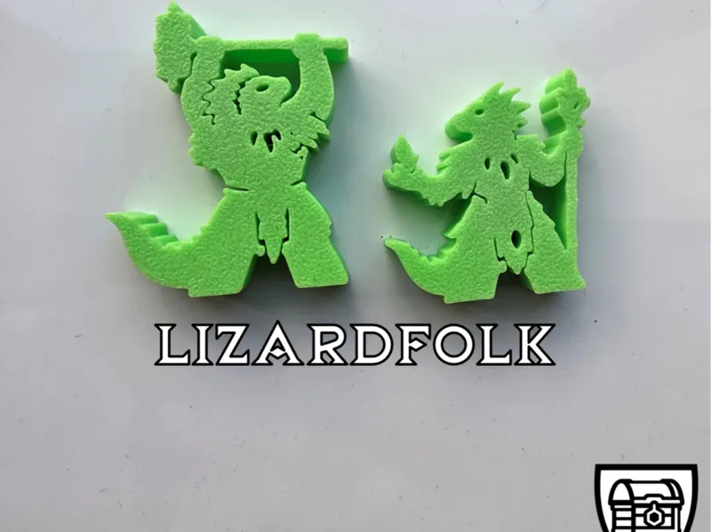 Lizardfolk - Meeple Minis
