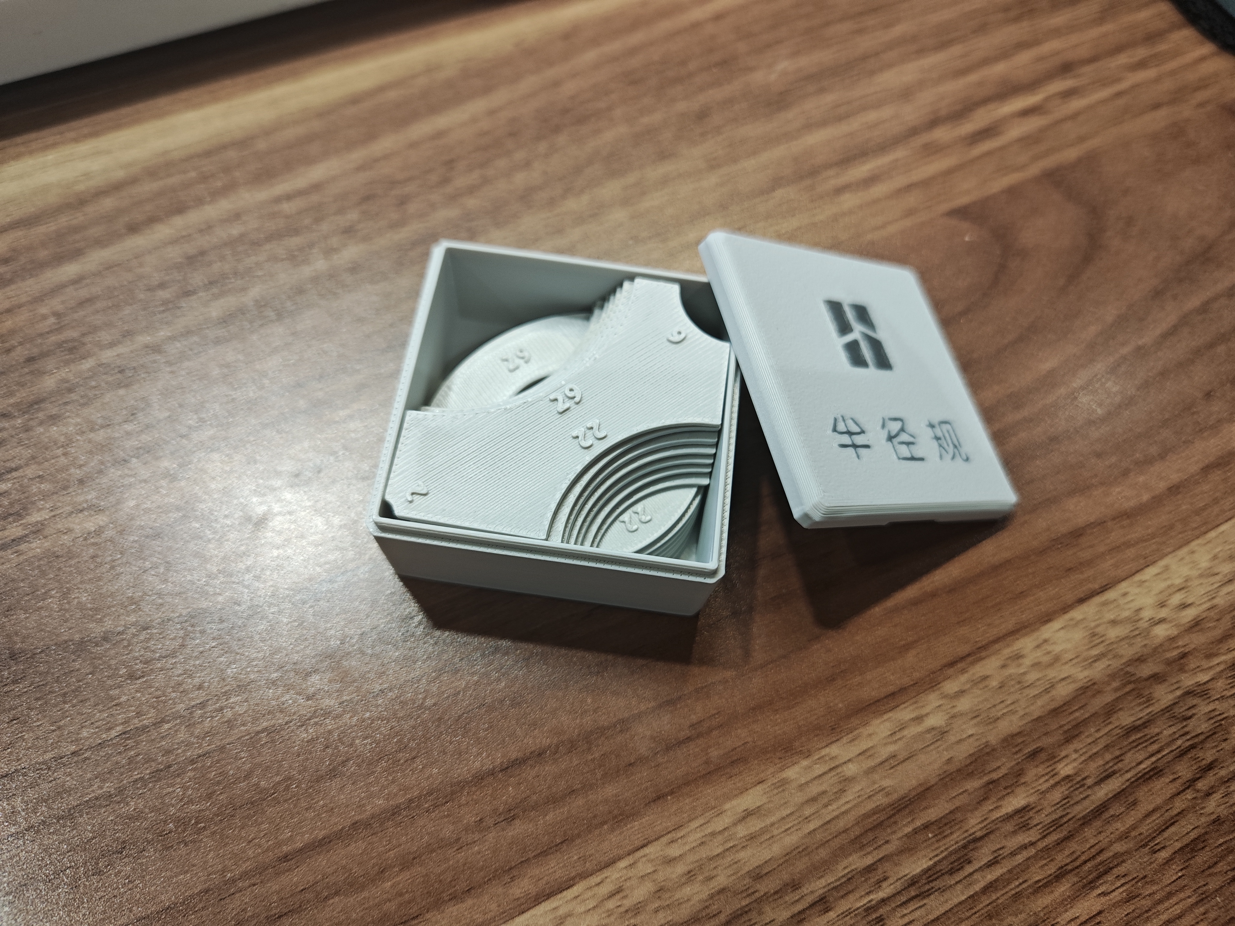 Miniatura 2 do modelo 3D 【老滕】建模必备 半径规 量角器 无需考虑公差
