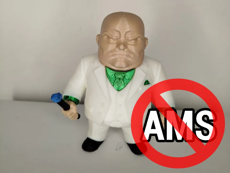 Accesorio para impresora 3D: Kingpin – Spider-Man | NO AMS - Fan Art - 12CM. Referencia del modelo original.