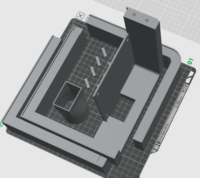 Miniatura 2 do modelo 3D p2s增高架散热