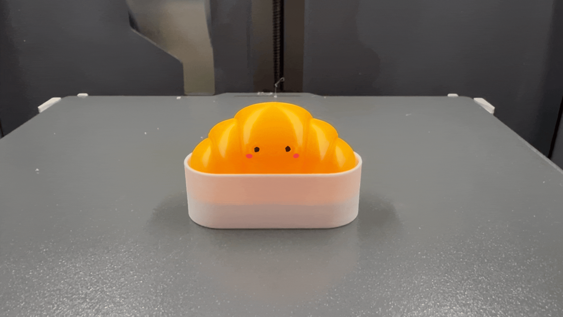 Kawaii Croissant Clicker Fidget Toy