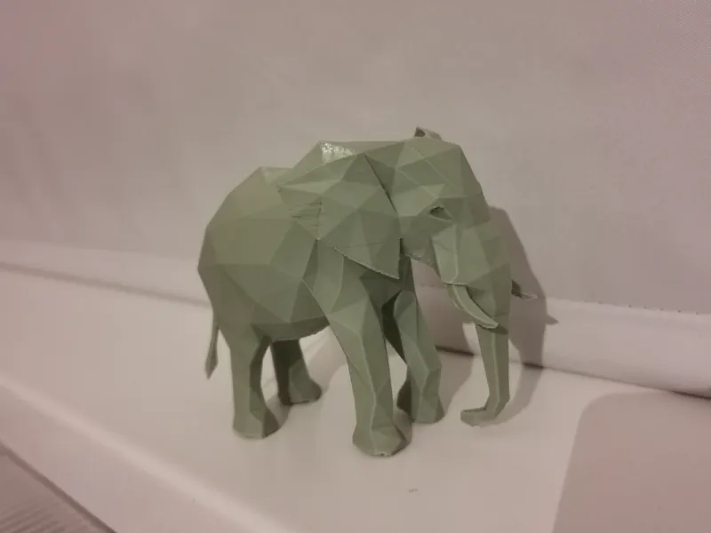 Elefant Low Poly