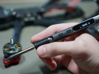 TS100 extended grip for SMD rework