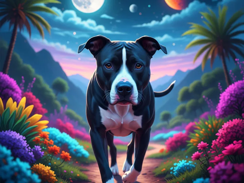 Canine Cosmic Explorer CMYK full color lithophane
